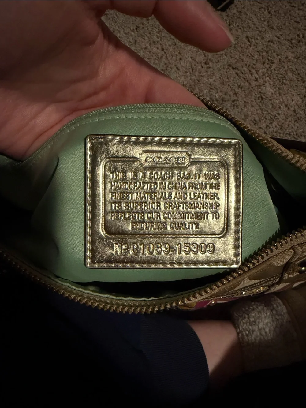 Vintage Coach Poppy Purse Y2K Shoulder bag